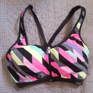 32D VSX front hook sports bra.